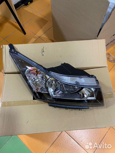 Фары Chevrolet Cruze чёрная маска