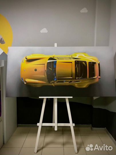 Топовые картины на холсте 3D Sports Car Самара