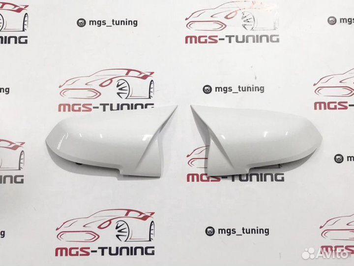 Крышки на зеркала М1 Series на BMW F20 белые
