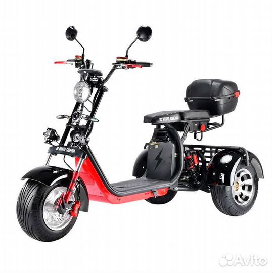 Электроскутер Citycoco WS-PRO+ trike 3000w 21ah