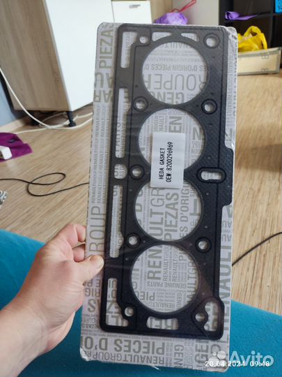 Продам прокладку ГБЦ 1.6-1.4 8 клапанов