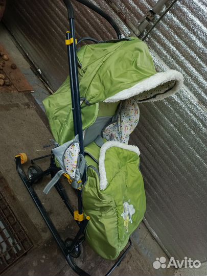 Коляска санки