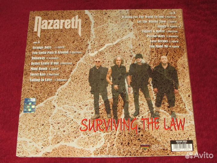 Nazareth – Surviving The Law 2022 europe yellow