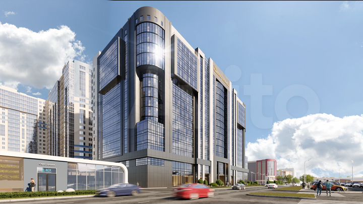 3-к. апартаменты, 75,6 м², 8/15 эт.