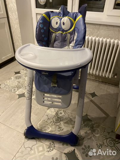 Стульчик для кормления chicco polly2start