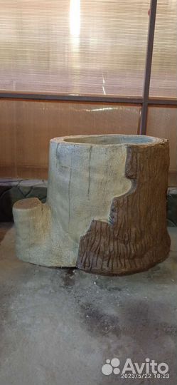 Уличные вазоны и урны из арт бетона