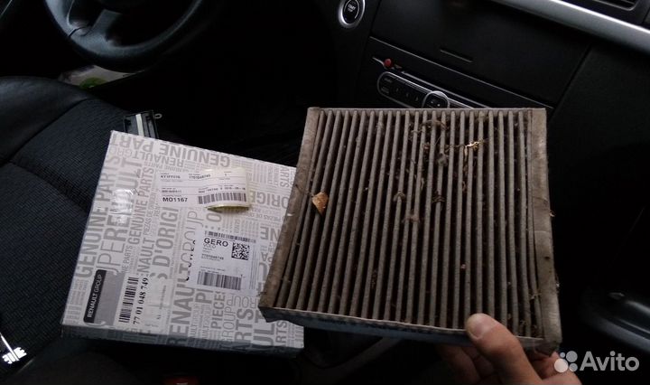 Замена салон. фильтра Opel Corsa 2003-2006