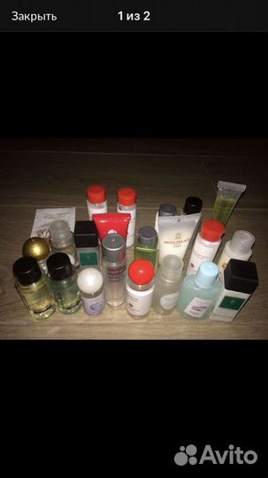 Мини шампуни, бальзамы для волос/тела travel набор