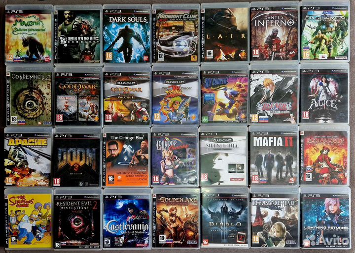 Игры для приставок ps3