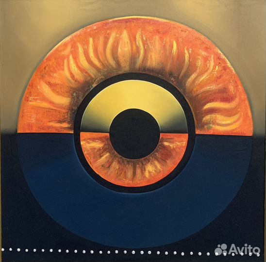 Картина акрилом на холсте 