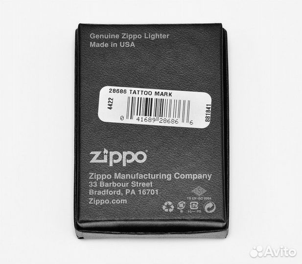 Зажигалка Zippo 28686 Tattoo Оригинал Новая