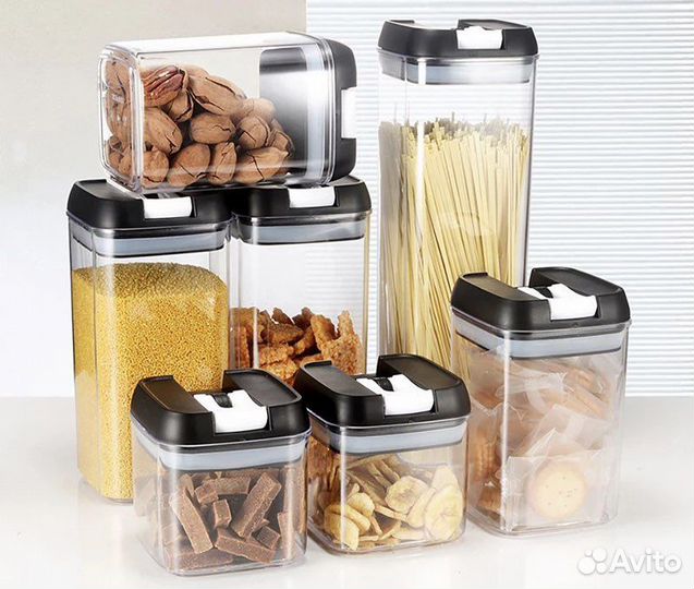 Контейнер для хранения сыпучих продуктов 7 шт