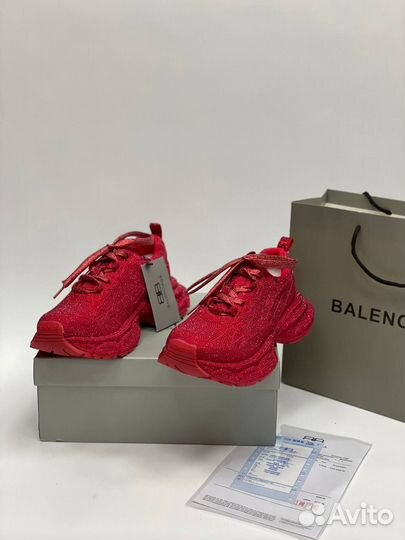 Блестящие Кроссовки Balenciaga Р147