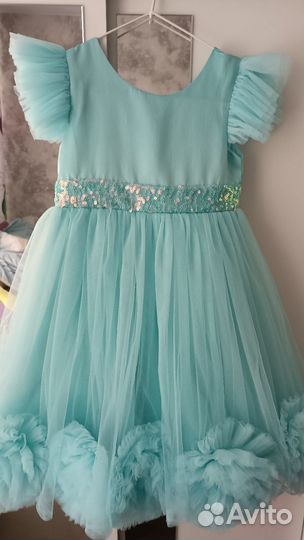 Нарядное платье для девочки 122-128