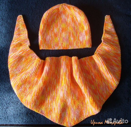 Шапочка и бактус для малыша