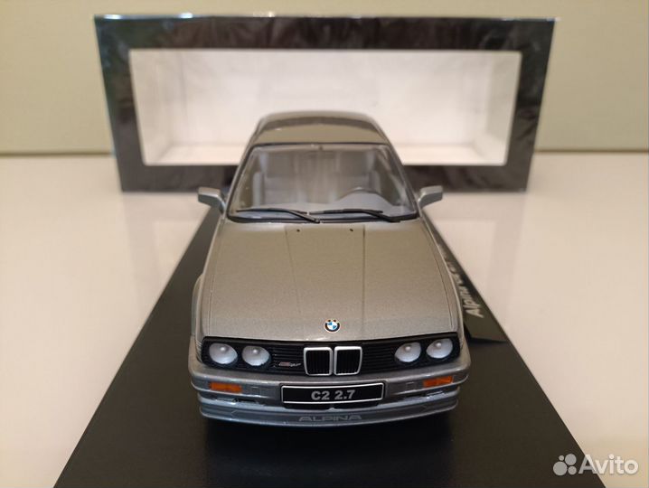 BMW Alpina C2 (E30) 1988 г. Серый 1:18