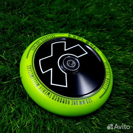 Колесо для трюкового самоката 120 мм (AL) лайм