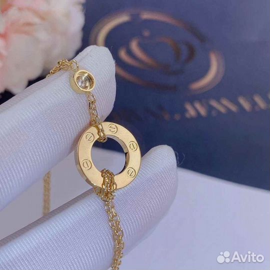 Браслет Cartier Love Желтое золото, бриллианты 0,03ct