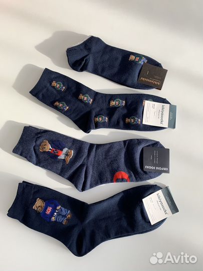 Носки с мишками комплект 4 пары