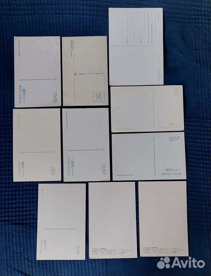 Советские новогодние открытки 1970х годов