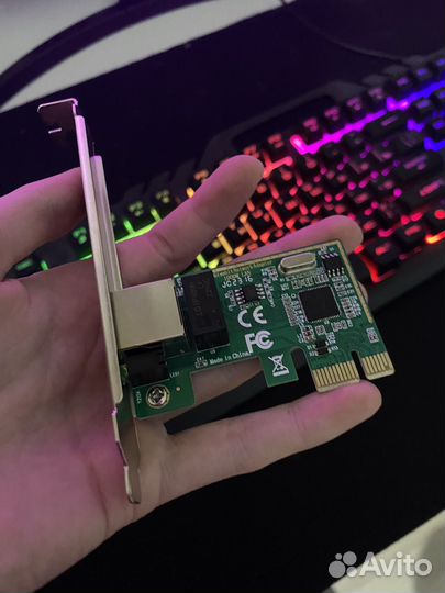 Новая сетевая карта PCI-E 1000 Мбит/сек