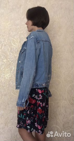 Джинсовая куртка pull and bear женская