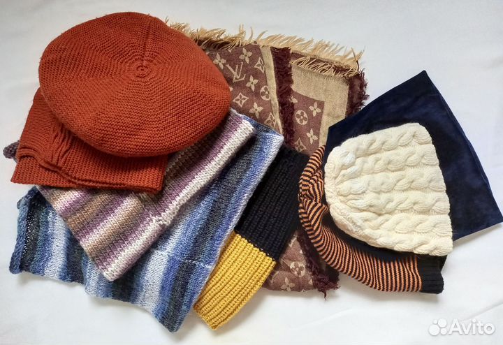 Шапка шарф снуд платок пакетом