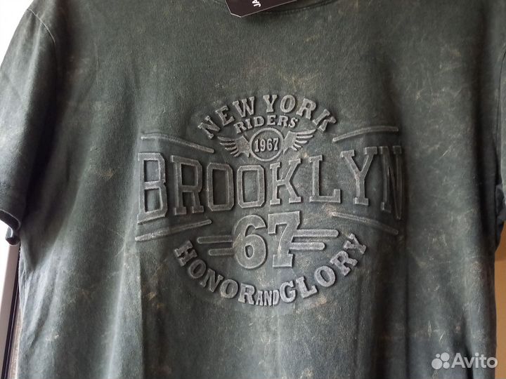 Футболка-варёнка jack italy новая р. L хлопок