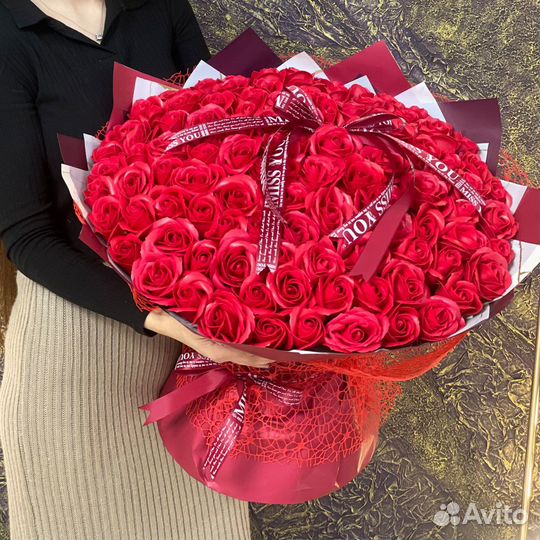 Мыльные розы букеты