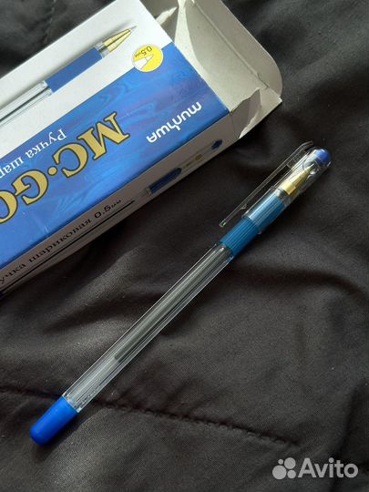 Упаковка шариковых ручек MC Gold (светло-синяя)