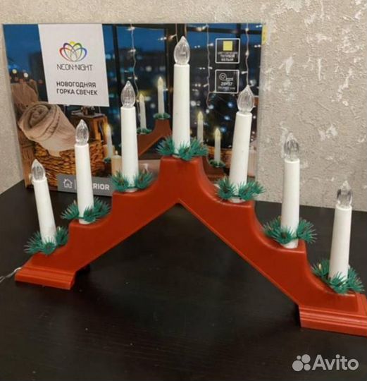 Новогодний decor ночник