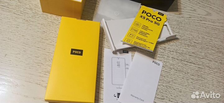 Коробка от телефона poco x5 Pro