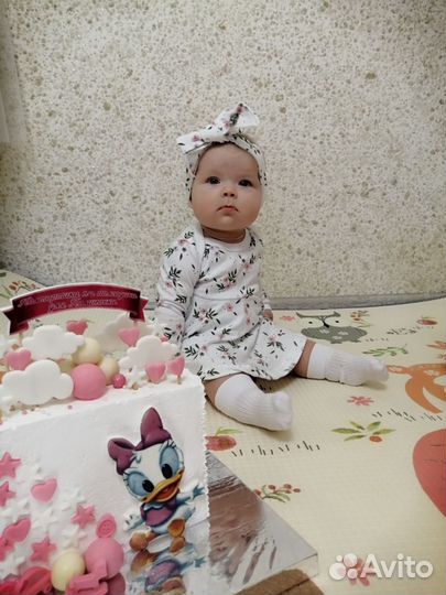 Платье боди для девочки 74 80