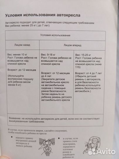 Детское автокресло от 0 до 18