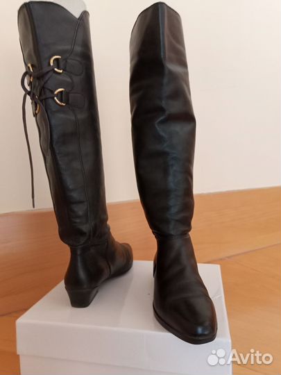 Сапоги женские натуральная кожа на 37 размер