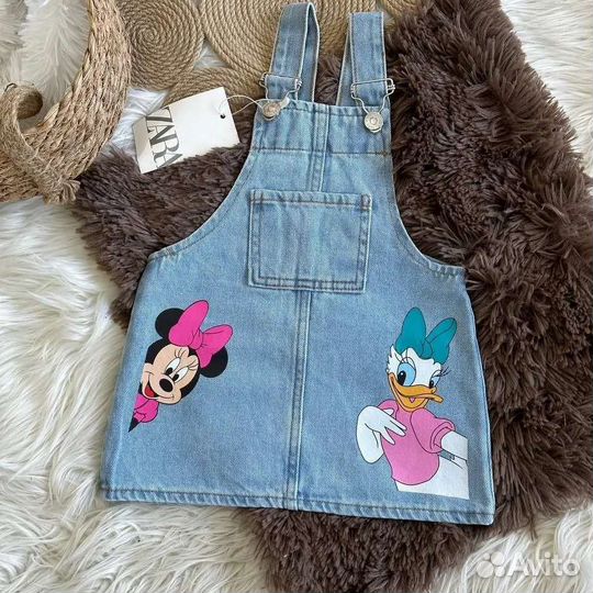 Джинсовый сарафан zara
