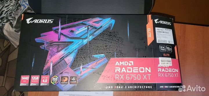 Rx 6750 xt aorus elite