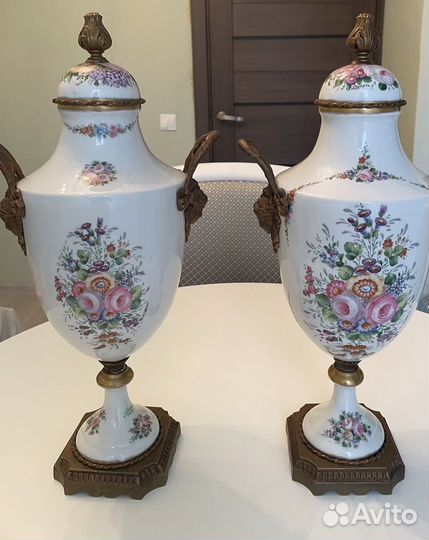 Фарфоровые Вазы Франция