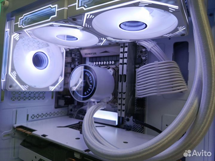 Игровой компьютер белый Intel/Полный Комплект/пк