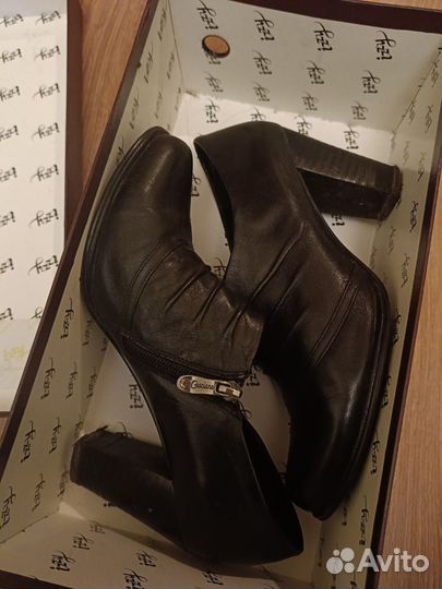 Ботильоны натуральная кожа 40