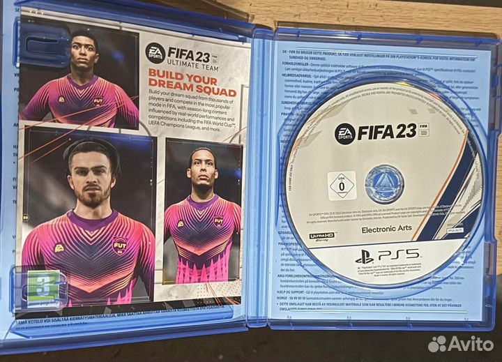 Диск PS5 FIFA 23