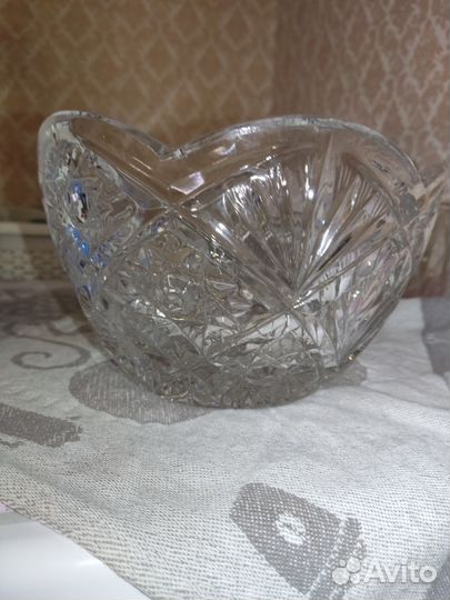 Ваза салатники хрустальные СССР