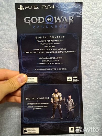 Код God of War Ragnarok PS4-PS5 (USA)