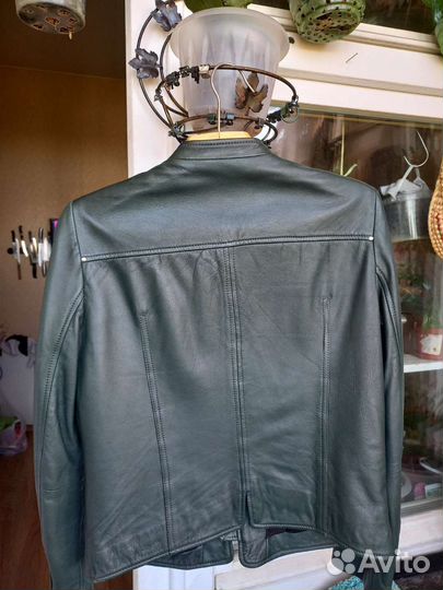 Кожаная куртка Mango