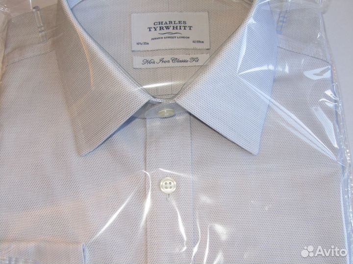 Рубашка Charles Tyrwhitt classic non iron 42\89