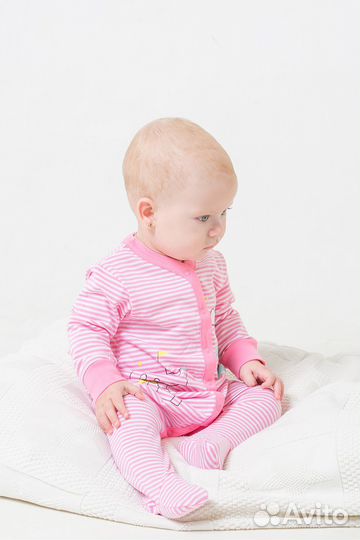 Комбинезон для девочки Crockid К 6376 розова (86)