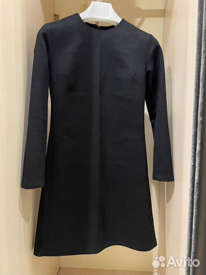 Женское платье мини из эко-замши 44 р