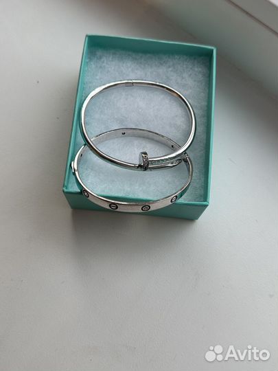 Браслеты cartier серебро