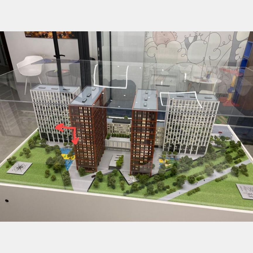 2-к. апартаменты, 52,8 м², 16/23 эт.