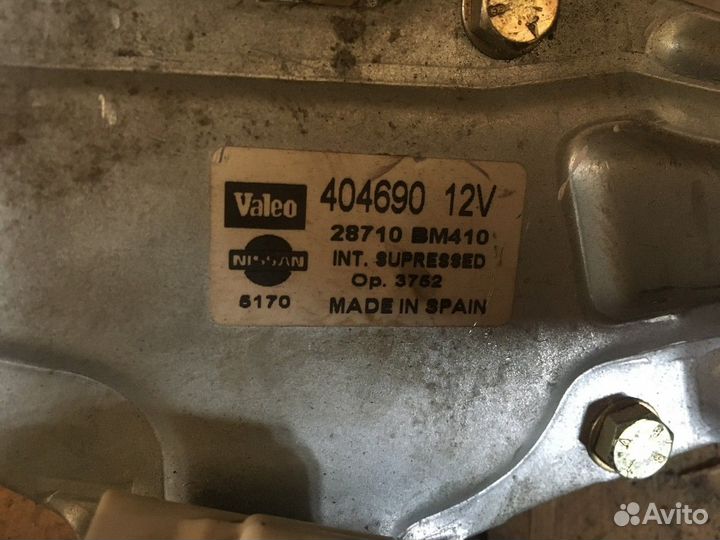 Моторчик стеклоочистителя задний (Nissan Almera)